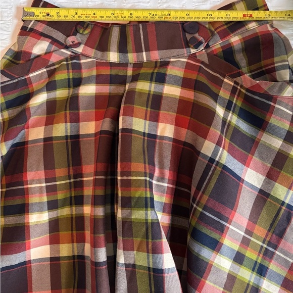 Miss Candyfloss Plaid Swing Skirt - Picture 9 of 13